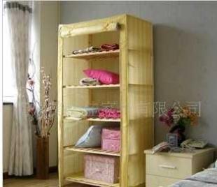 供应J-5087W黄条纹简易衣柜/实木衣橱/简易衣橱_家居家具_世界工厂网中国产品信息库