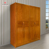 光明家具 橡木四门衣柜 整体衣柜大衣柜 衣橱 实木衣柜 卧室实木家具 21108(琥珀色) 四门衣柜 - 京东手机版