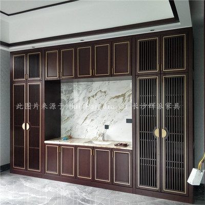 长沙全房实木定制工厂 实木衣柜 餐边柜定制环保达标