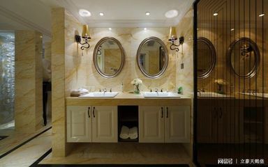 立豪天鹅堡西安全屋定制 实木衣柜别墅装修案例赏析