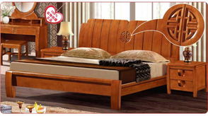 全实木橡木精品套房 从单人床到结婚床，打造温馨舒适的家